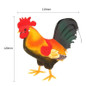 1pc Simulation Foam Rooster Model Fake Artificial Imitation Animal Home Garden Ornament Miniature Decoration Home Decoration — image 6 of 11
