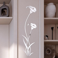 3D Diy Flower Shape Acrylic Wall Sticker Modern Stickers Decoration Living Room Removable Mural Wallpaper Art Decals Home Decor — image 2 of 16