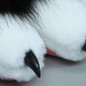 Boys Girls Cartoon Paw Shape Gloves Plush Mittens — image 8 of 9