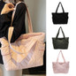 Womens Shoulder Bag Large Capacity Armpit Bag Casual Handbags Students School Bag Commuting Bag Qulited Underarm Bag — image 9 of 17