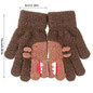 Vintage Cartoon Pattern Knitted Gloves Girls Thick Glove Windproof — image 14 of 16