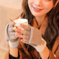 Cotton Gloves Stretchy Mittens Adult Plush Half&Full Finger Gloves with Flip Top Knitted Warm Gloves for Cold Weather ETE — image 12 of 19