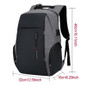 Men's Laptop Backpack,  Anti-theft Bag Large Capacity Business Bag For Travel, USB Charging Backpack College School Computer Bag Gift For Men & Women — image 5 of 46