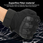 Tactical Gloves for Men, Full Finger Gloves Touchscreen Motorcycle Gloves with Palm Pads for Motorcycle Cycling Tactical Training Airsoft Paintball Shooting Hunting Hiking Camping Climbing — image 10 of 17