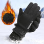 Winter Shaker Fleece Thickened Warm Ski Gloves, Waterproof And Non-slip Outdoor Riding Gloves, Non-slip Wear-resistant Shock-absorbing Cold-proof Warm Gloves, Suitable For Running, Cycling, Hiking, Mountaineering. High Quality Gift — image 15 of 25