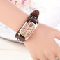 Color scale retro square women's quartz watch — image 20 of 22