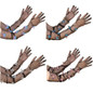 Long Gloves Evening Dress Gloves Bachelorettes Party Gloves Butterfly Gloves — image 10 of 15