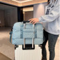 Travel bag Large capacity women's fitness bag Luxury oversized handbag - fashionable and practical compartment design, suitable for travel adventure and fitness activities Lightweight maternity bag storage bag Short business trip luggage bag Independent shoe compartment Lightweight luggage bag, — image 7 of 23