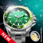 Luxury TEVISE Mechanical Watch for Men Fashion Green Waterproof Sport Business Wrist Watches Armbanduhren Herren — image 13 of 23