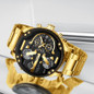 Oversized Dial Dual Time Watch for Men - Sporty Multifunction Quartz Watch — image 5 of 16