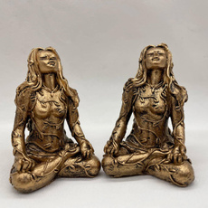 Mother Earth Statue Mini Gaia Fairy Decorative Buddha Statue Decorative Figurines Goddess Healing Chakra Meditation Home Decor — image 3 of 15