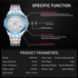 Marque De Luxe Pour Hommes WWOOR Montres De Sport Hommes Mode Casual Dress Golden Chronograph Watch Homme Big Dial Homme Montre-bracelet Relogio Masculino — image 8 of 21