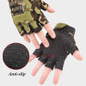 4 Colors Army Combat Military Fitness Anti-slip Breathable Half Finger Fingerless Tactical Gloves — image 6 of 16