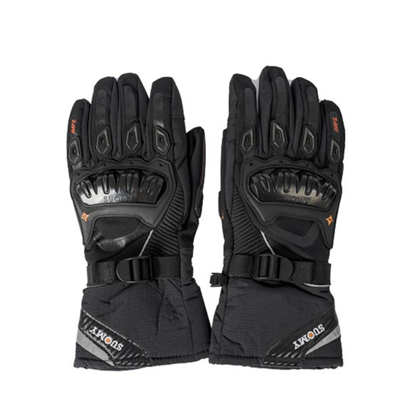 Motorbike Motorcycles Winter Gloves Knuckle Protections Full Finger Gloves — image 1 of 13