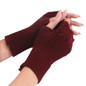 Winter Warm Gloves Fingerless Wrist Length Warm Gloves Hand Arm Warmer Half Finger Gloves Stretchy Knitted Gloves ZOU — image 18 of 22