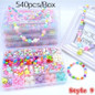Fahion DIY Children Amblyopia Correction Beads Toys Diy Bracelet Fancy Toy for Children Girl Gifts(16 Styles) — image 12 of 23