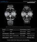 Men Watches Luxury Brand Chronograph Date Wristwatch Male Gold Black Steel Strap Analog Quartz Watch Men Fashion Watch — image 10 of 20