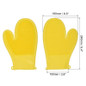 1 Pair of Silicone Cleaning Gloves Dishwashing Gloves Kitchen Household Silicone Washing Gloves — image 5 of 13