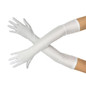 Satined Gloves for Wedding Ceremony Simple Elbow Gloves Formal Occasion Gloves Banquet Long Gloves for 1920s Costume — image 10 of 16