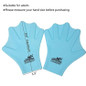 Silicone Webbed Swimming Gloves, Aqua Fit Swim Training Gloves Web Gloves Swimming, Closed Full Finger Webbed Water Gloves Unisex Adult,1 Pair — image 4 of 4