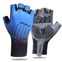 Breathable Half Finger Cycling Gloves Riding Fishing Gloves Anti-Slip Gloves — image 2 of 14