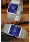 Black Business Mens Watches Square Dial Waterproof En Acier Inoxydable Montre-Bracelet Hommes Montres Quartz Watch WWOOR Uhren Herren Wasserdicht — image 19 of 22