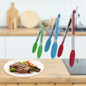 1pc/2pcs/3pcs Stainless Steel Kitchen Tongs 7 Inch /9 Inch/12 Inch Silicone Cooking Tongs with Silicone Tips Salad Bread Food Clip for Cooking Grilling Barbecue Kitchen Tools — image 12 of 21
