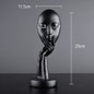 Modern House Decor Home Decoration Maison Accessories Thinker Mask Miniature Figurines for Living Room Office Corridor — image 13 of 14