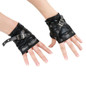 Fingerless Punk Style Gloves Durable PU For Motorcycle Outdoor Activity — image 11 of 11