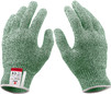 Cut Resistant Gloves - Ambidextrous, Food Grade, High Performance Level 5 Protection. Size Medium, Green, Complimentary Ebook Included — image 11 of 17