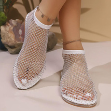 Breathable Slip-On Sandals for Women | Lightweight Casual Beach Shoes with Round Toe Design — image 3 of 10