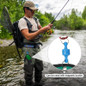 1pc/2pcs NEW Latex Fishing Gloves Fisherman Professional Anti-Slip Catch Fish Gloves Puncture Resistant Gloves for Handling, Catching, Cleaning, Hunting, Fishing Accessories — image 21 of 50