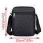 Men Multi-Zipper  Bags Multifunctional Casual Shoulder Bag Lightweight Satchel Crossbody Bags Business Bags — image 7 of 12