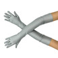 Satined Gloves for Wedding Ceremony Simple Elbow Gloves Formal Occasion Gloves Banquet Long Gloves for 1920s Costume — image 12 of 16
