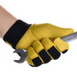 1 Pair Men Work Gloves for Gardening Mechanics Construction Driver Dexterity Breathable Design 4 Sizes for M/L/XL/XXL — image 8 of 10