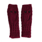 Knitted Half Finger Gloves Owl Pattern Gloves Fingerless Thumb Hole Gloves — image 7 of 15