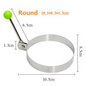 Kitchen Stainless Steel Shaped Cooking Fried Egg Four kinds of styles — image 11 of 16