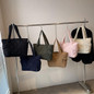 Womens Shoulder Bag Large Capacity Armpit Bag Casual Handbags Students School Bag Commuting Bag Qulited Underarm Bag — image 7 of 17
