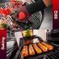 Barbecue Gloves BBQ Gloves Hanging Heat Resistant for Kitchen Grill Baking Microwave Vehicle Repair — image 6 of 10