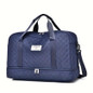 Travel bag Large capacity women's fitness bag Luxury oversized handbag - fashionable and practical compartment design, suitable for travel adventure and fitness activities Lightweight maternity bag storage bag Short business trip luggage bag Independent shoe compartment Lightweight luggage bag, — image 23 of 23
