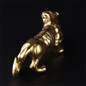 4PCS Tiger Casting Animal Figurine Abstract Geometric Style Metal Retro Sculpture Home Office Room Desktop Decoration Gift Diy — image 5 of 9