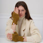 Keep Warm Lengthen Wrist Gloves Solid Color Half Finger Mitten for Teens — image 20 of 20