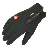 Touchscreen Winter Gloves for Cycling & Skiing - Fleece Lined, Windproof, Thermal with Zipper Closure — image 2 of 26