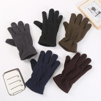 Fleece Thermal Gloves - Windproof & Coldproof Unisex Touchscreen Winter Riding Gloves — image 2 of 10