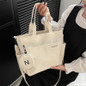 Stylish Waterproof Laptop Messenger Bag for College & Commute – Large Capacity Unisex Shoulder Bag — image 6 of 9