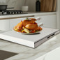 Multifunctional Microwave Oven Stand with Pull-Out Shelf for Kitchen Countertop Storage — image 6 of 9