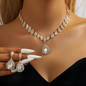 Sparkling Diamond Earrings and Necklace Set for Women | Luxury Evening Party Jewelry — image 10 of 15