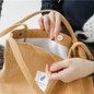 High Capacity Women Corduroy Tote Ladies Casual Shoulder Bag Foldable Reusable Shopping Beach Bag — image 14 of 14