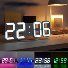 1PC LED Nordic Digital Alarm Electronic Clocks Wall Clocks Hanging Watch Table Clock USB LED Digital Table Wall Clock — image 3 of 18
