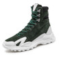 Trendy Chunky Sole High-Top Sneakers for Teens - Fashionable Outdoor Casual Sports Shoes — image 9 of 9